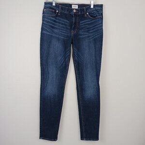 HUDSON KRISTA womens super skinny blue jeans low rise size 30